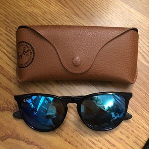 Blue Mirrored Ray Bans